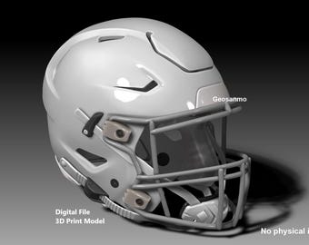 NFL Riddell SPEEDFLEX helmet with padding 3D printable model - Digital file