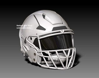 NFL Riddell AXIOMヘルメット用フェイスマスクパックIII Geosanmo 3D