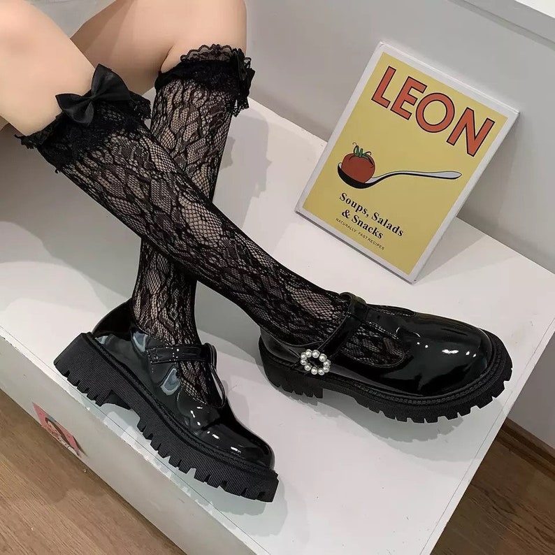 Patent leather Mary Janes shoes
