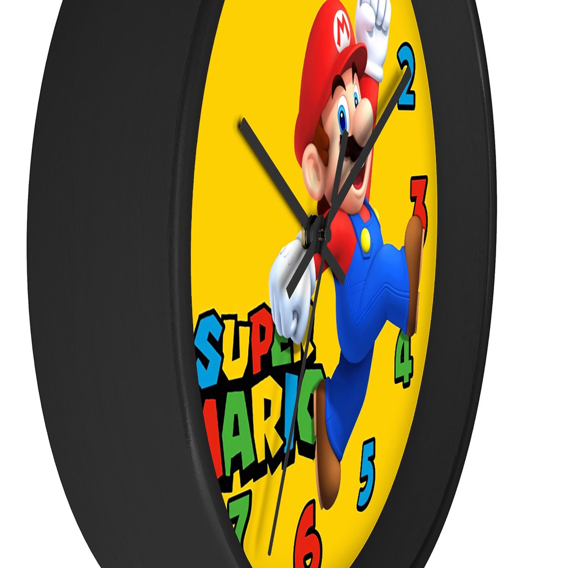 Super Mario Wall Clock Home Decor Etsy