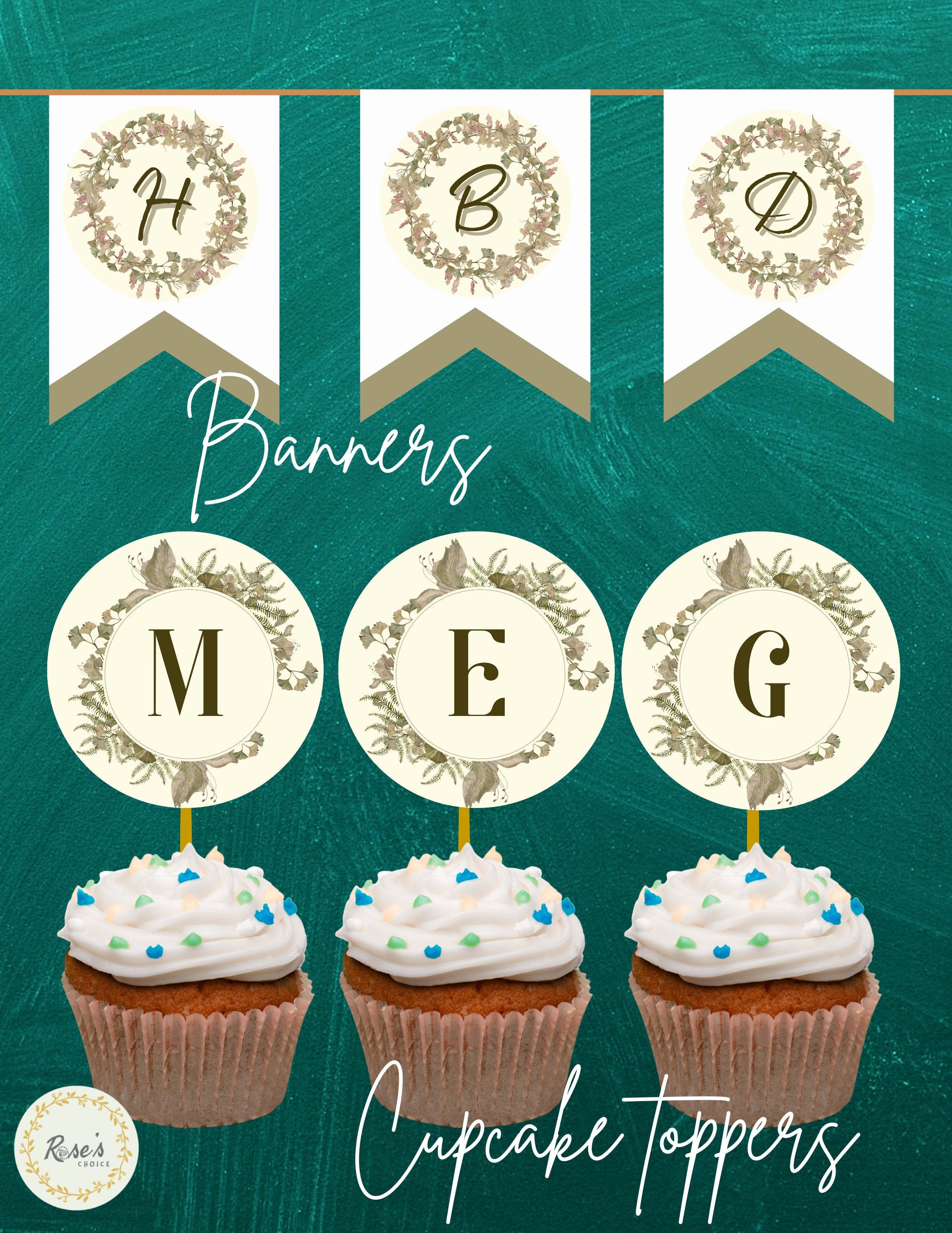 printable letters and numbers diy cupcake toppers diy etsy