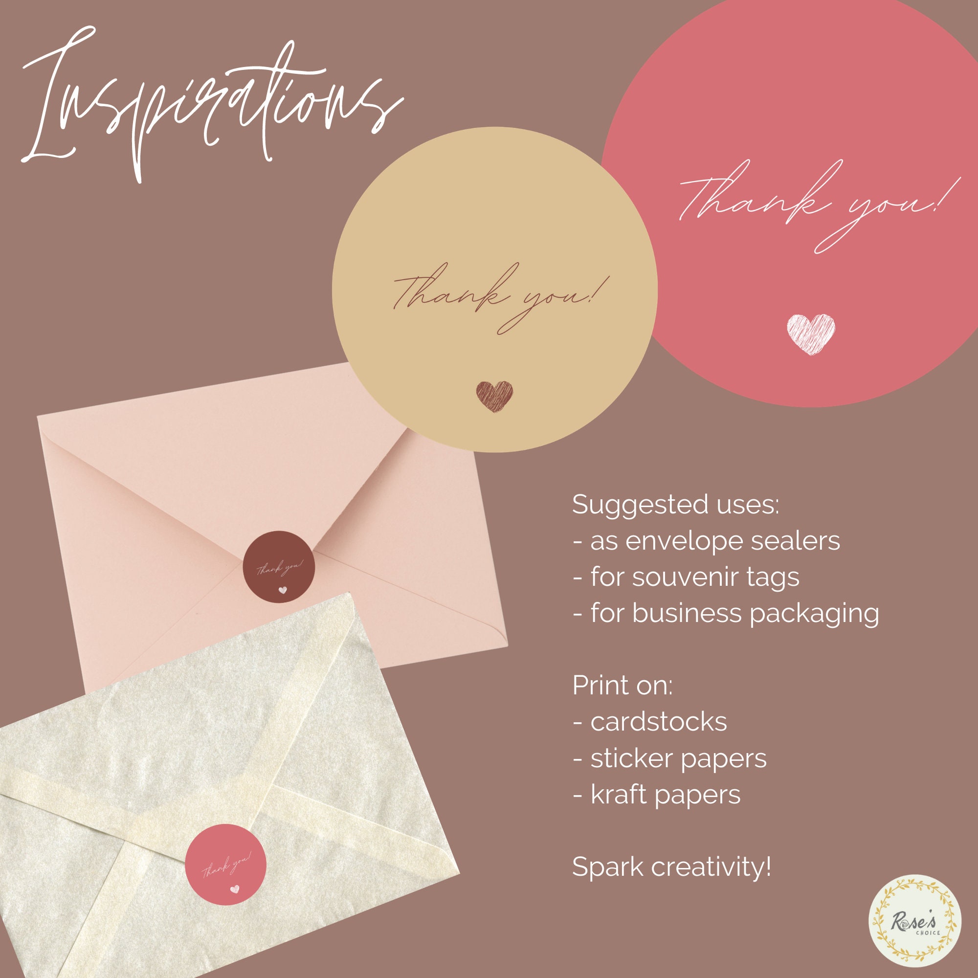 PRINTABLE TAGS Wedding Thank You Tags Nude Color Thank You Stickers ...