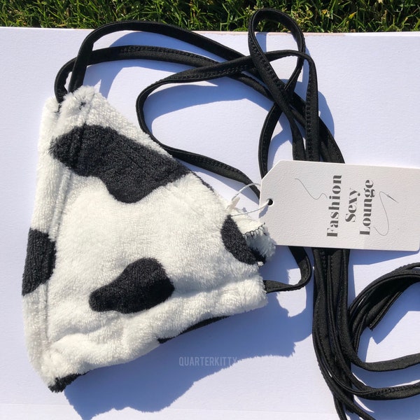 Cow Bikini Etsy