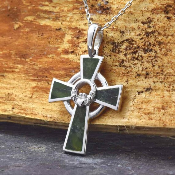 Connemara marble celtic cross discount