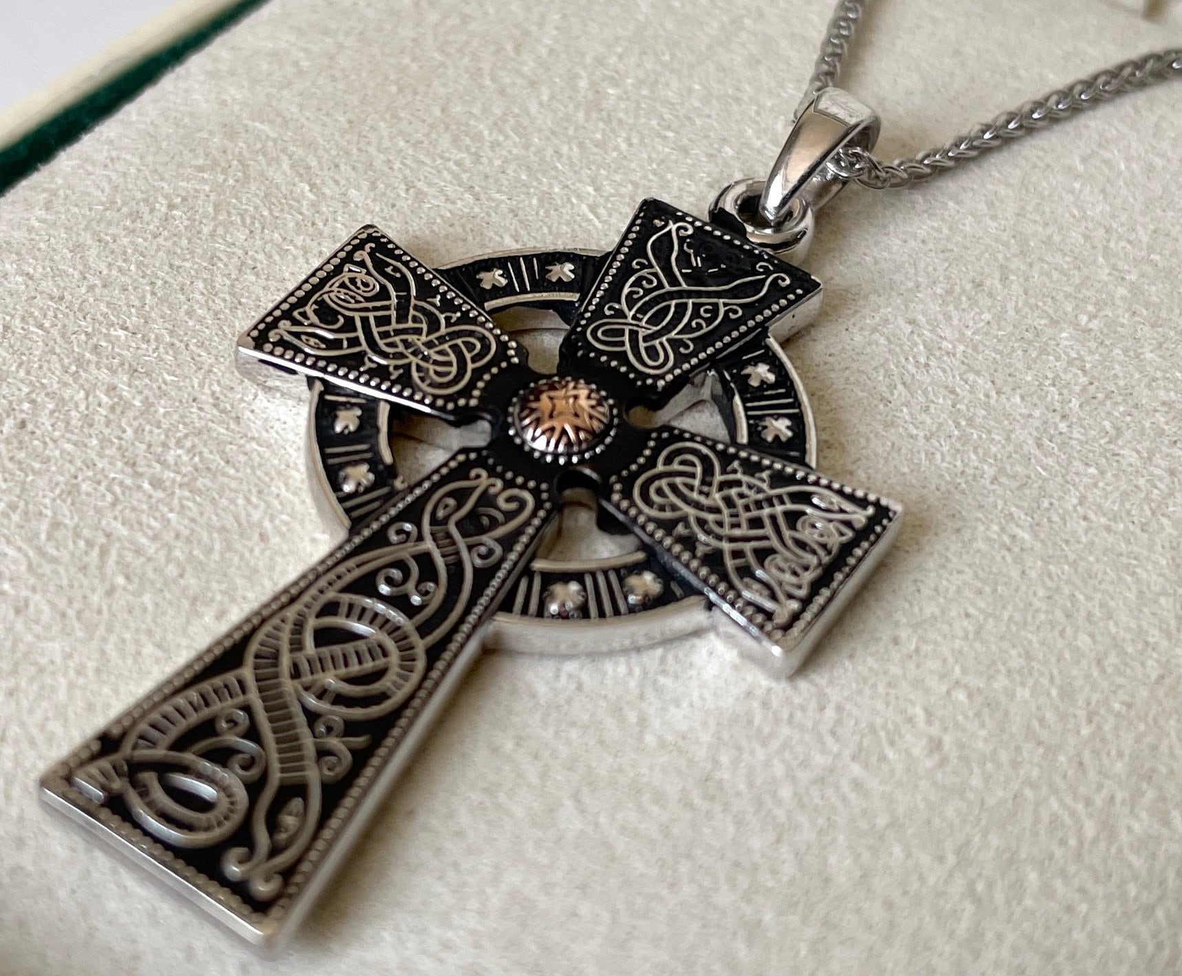 Gold Celtic Cross | Silver Celtic Cross – The Irish Gift Company