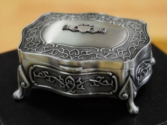 Pewter jewellery deals box