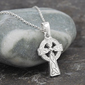 Double Sided Celtic Cross Necklace women’s