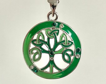 Tree of Life Emerald necklace