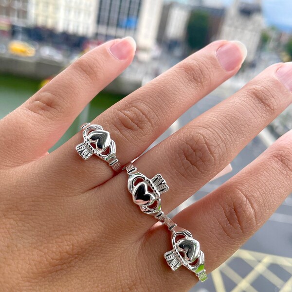 Silver Ladies Claddagh Ring | Irish Claddagh Ring | Love and Friendship