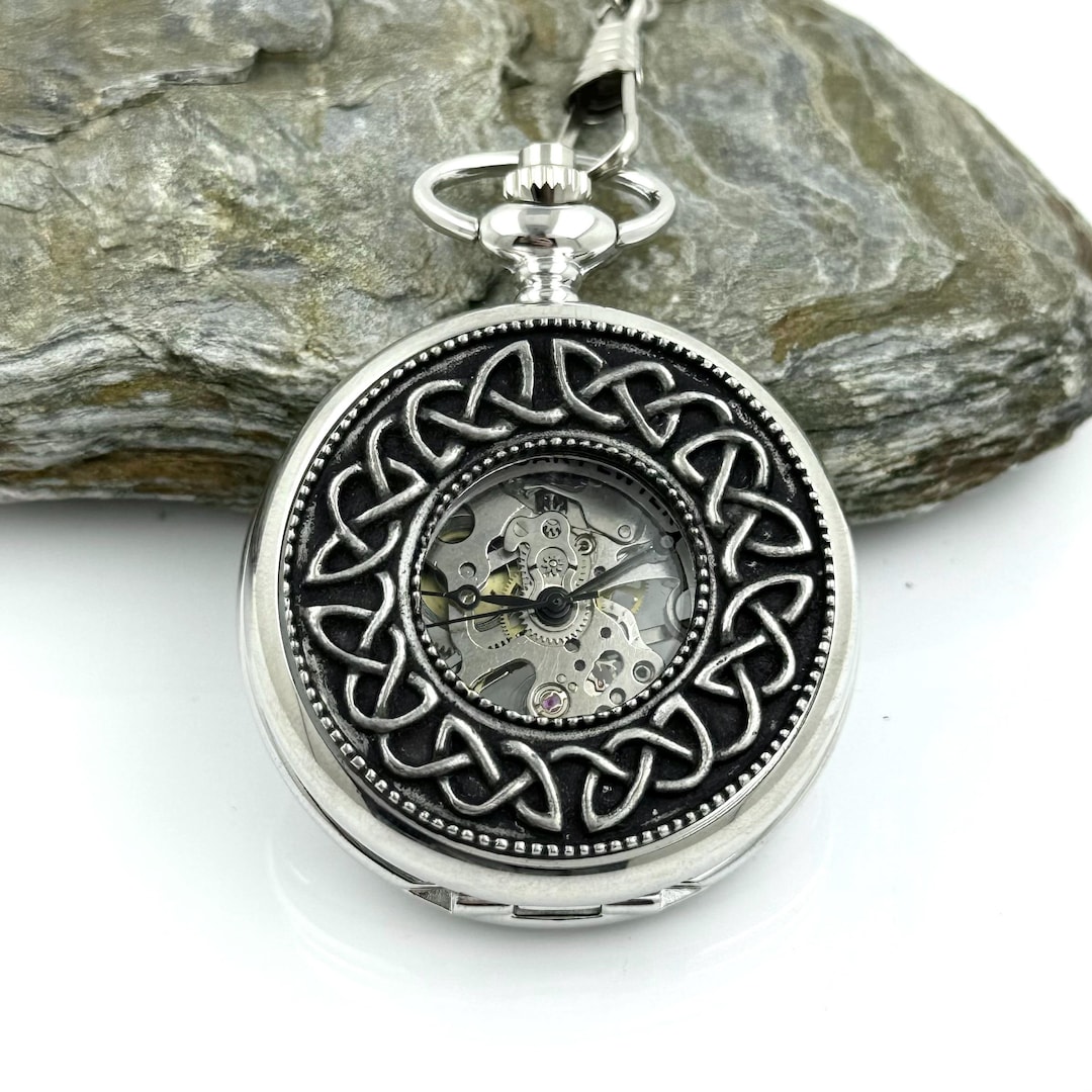 Montre Gousset (montre De Poche) Vintage Mullingar Pewter - Occasion - Unisexe