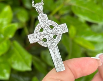 Celtic Cross Necklace | Celtic Jewelry | Irish Cross | religious Jewelry | Irish Necklace