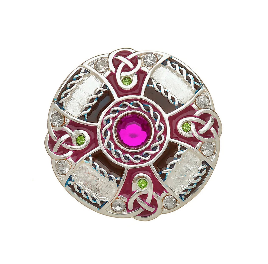 Irish Brooch Ireland Gift Silver Brooch Etsy