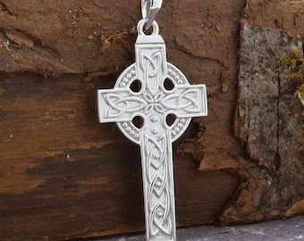 Sterling Silver Heavy Celtic Cross