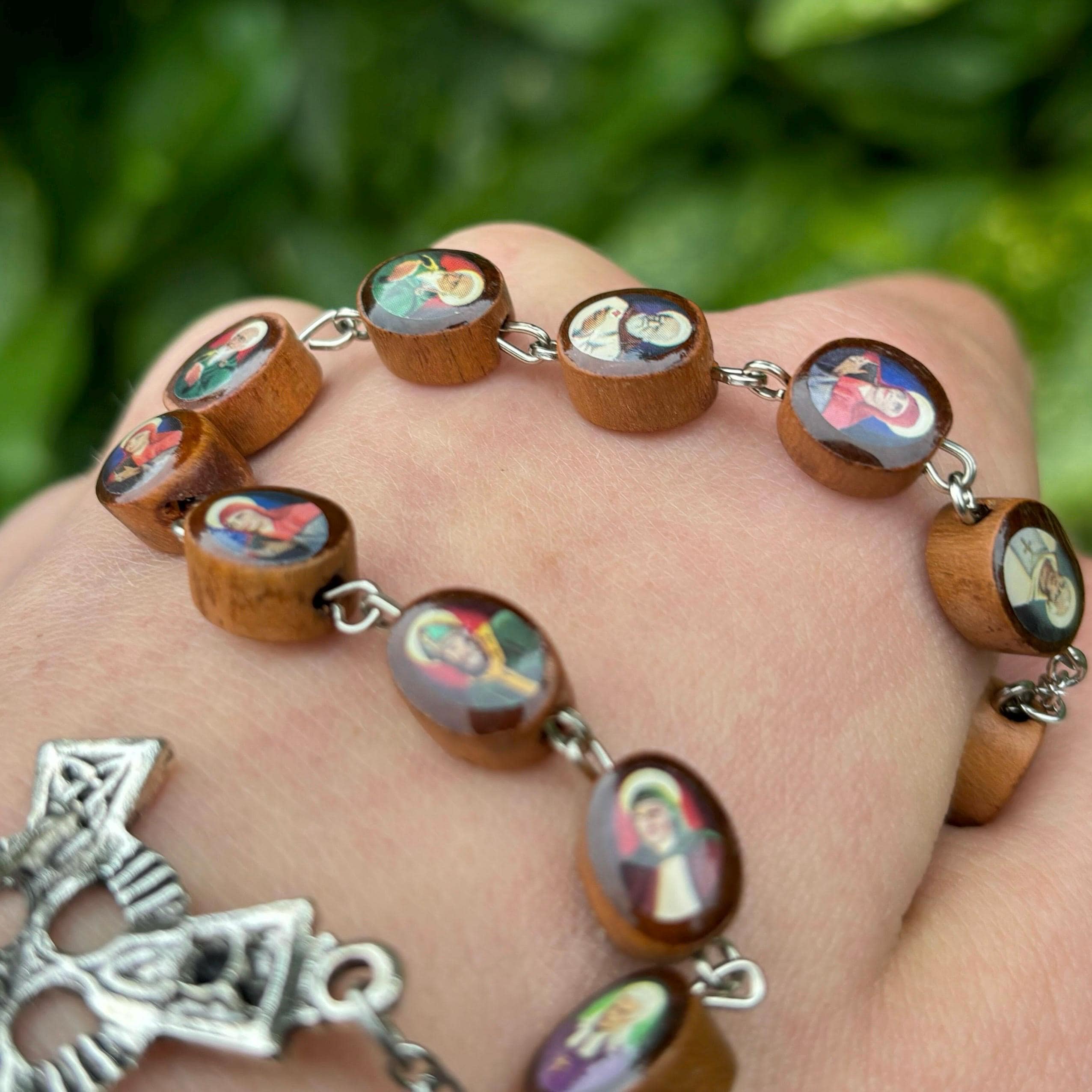 Sirish Keychains Irish Rosary Keychain the Saints of Ireland - Etsy