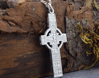 Replica Monasterboice Celtic Cross Necklace