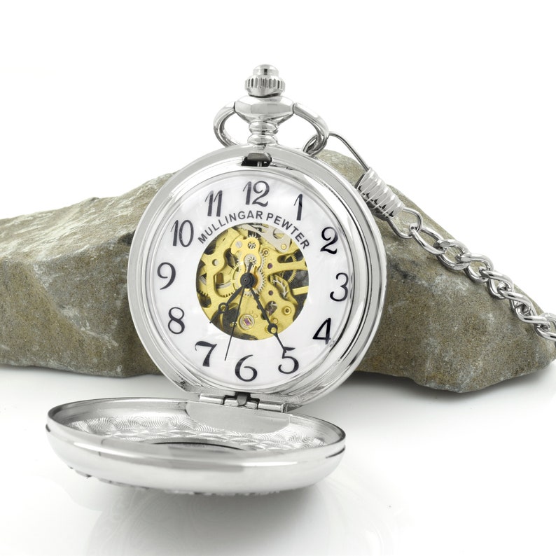 Pocket Watch With Celtic Design image 2