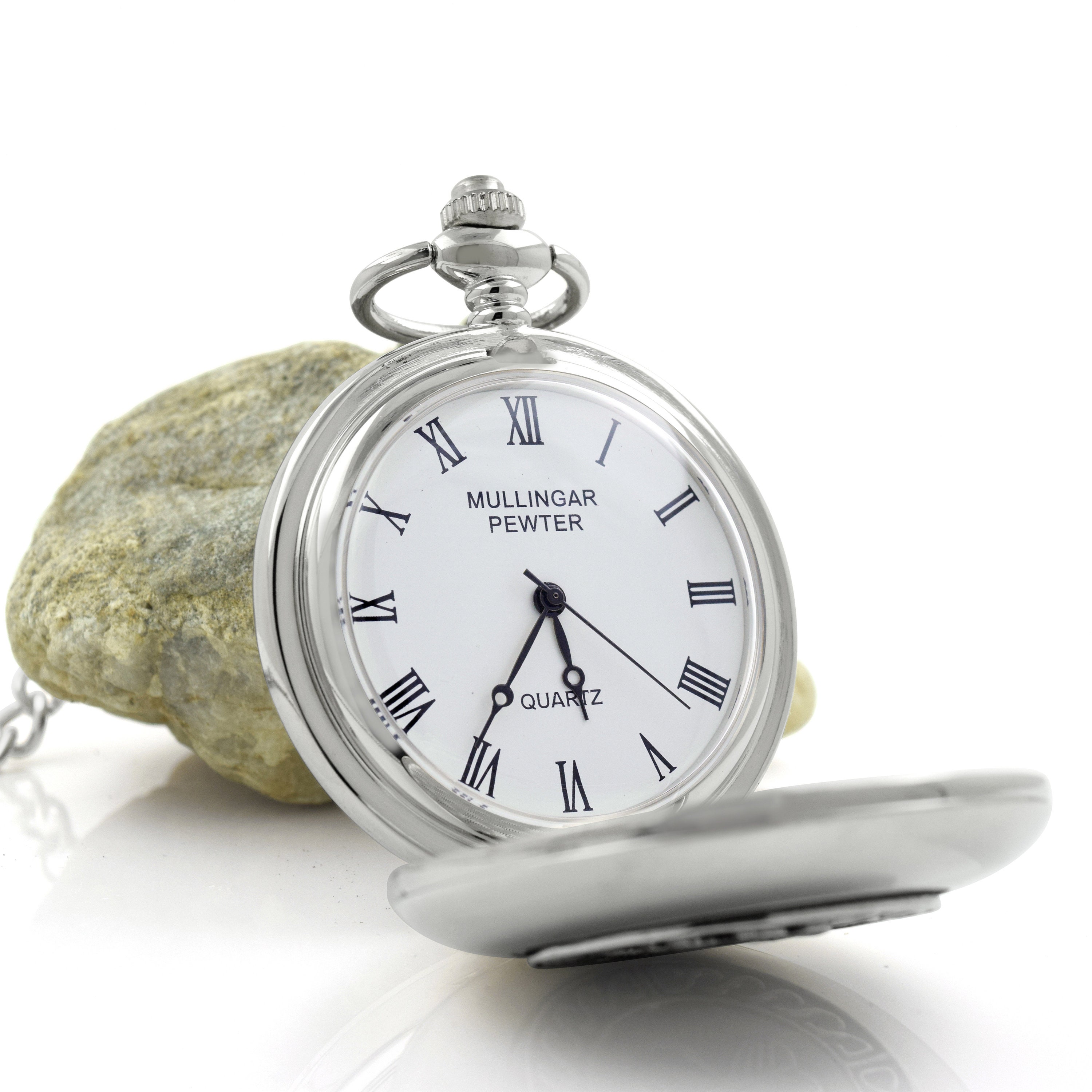 Pewter pocket watch sale