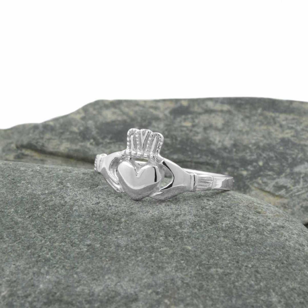 Alliance Claddagh Irlandaise En Argent 925 - Taille 13 - Neuf Avec étiquettes