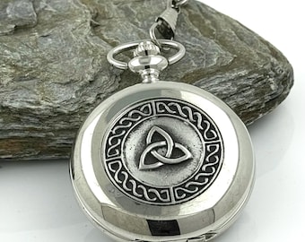Irish Pocket Watch | Mullingar Pewter | Man Gift