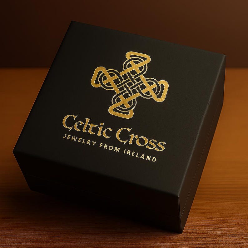 Silver Celtic Cross Necklace of Drumcliffe | Irish Replica Cross | Celtic Jewelry | image 8