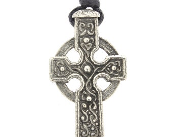 Traditional Celtic Cross Choker Necklace