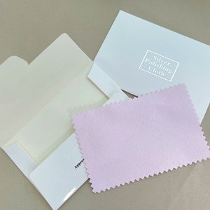 50PC, Jewelry Polishing Cloth, Sliver Polishing, Clean Silver, Brass Polishing Cloth, 2.5x4 Pink