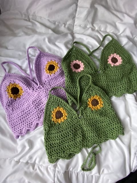 Mirasol Bralette Crochet Pattern PDF