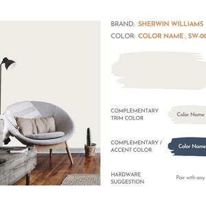 Beach House Paint Color Palette, Sherwin Williams, Interior Paint ...