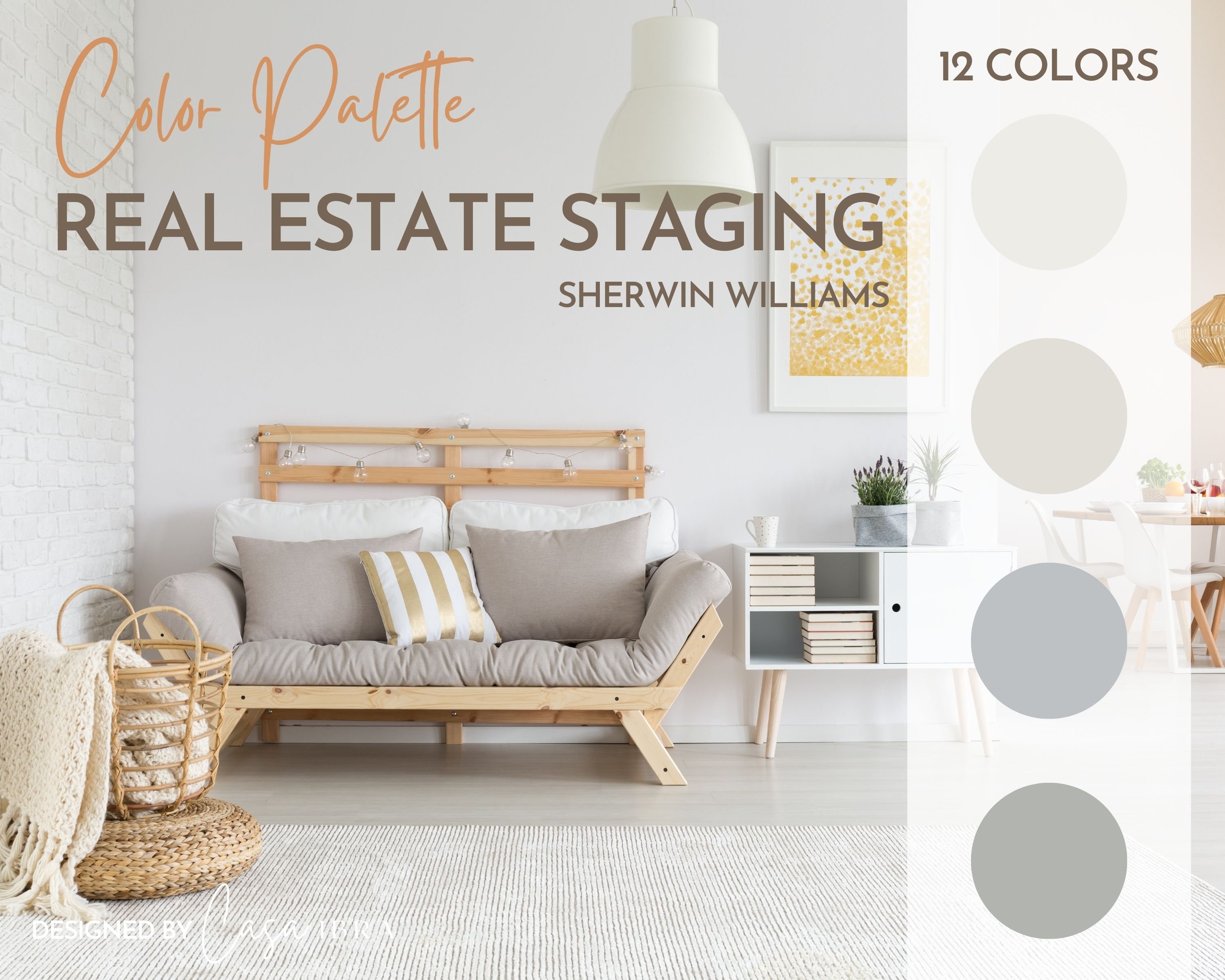 Real Estate Staging Color Palette, Sherwin Williams, Interior Paint ...