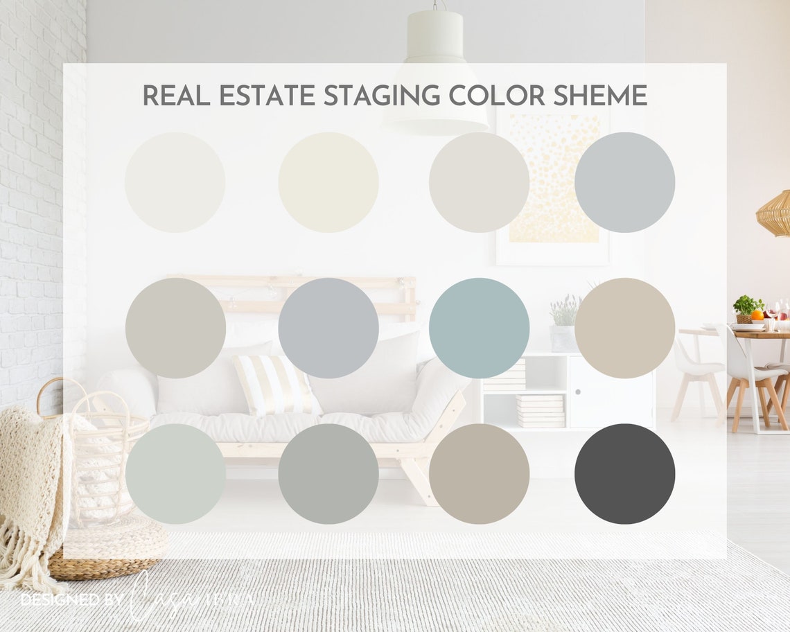 Real Estate Staging Color Palette, Sherwin Williams, Interior Paint ...