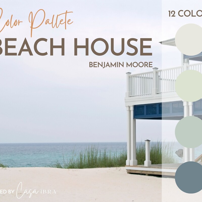 Beach House Paint Palette - Etsy