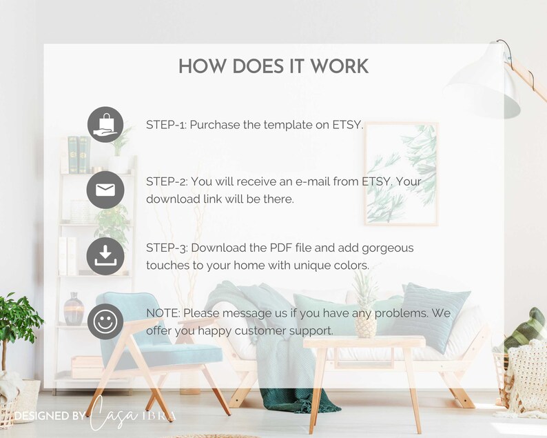 Mid Century Modern Color Palette Sherwin Williams Interior Etsy