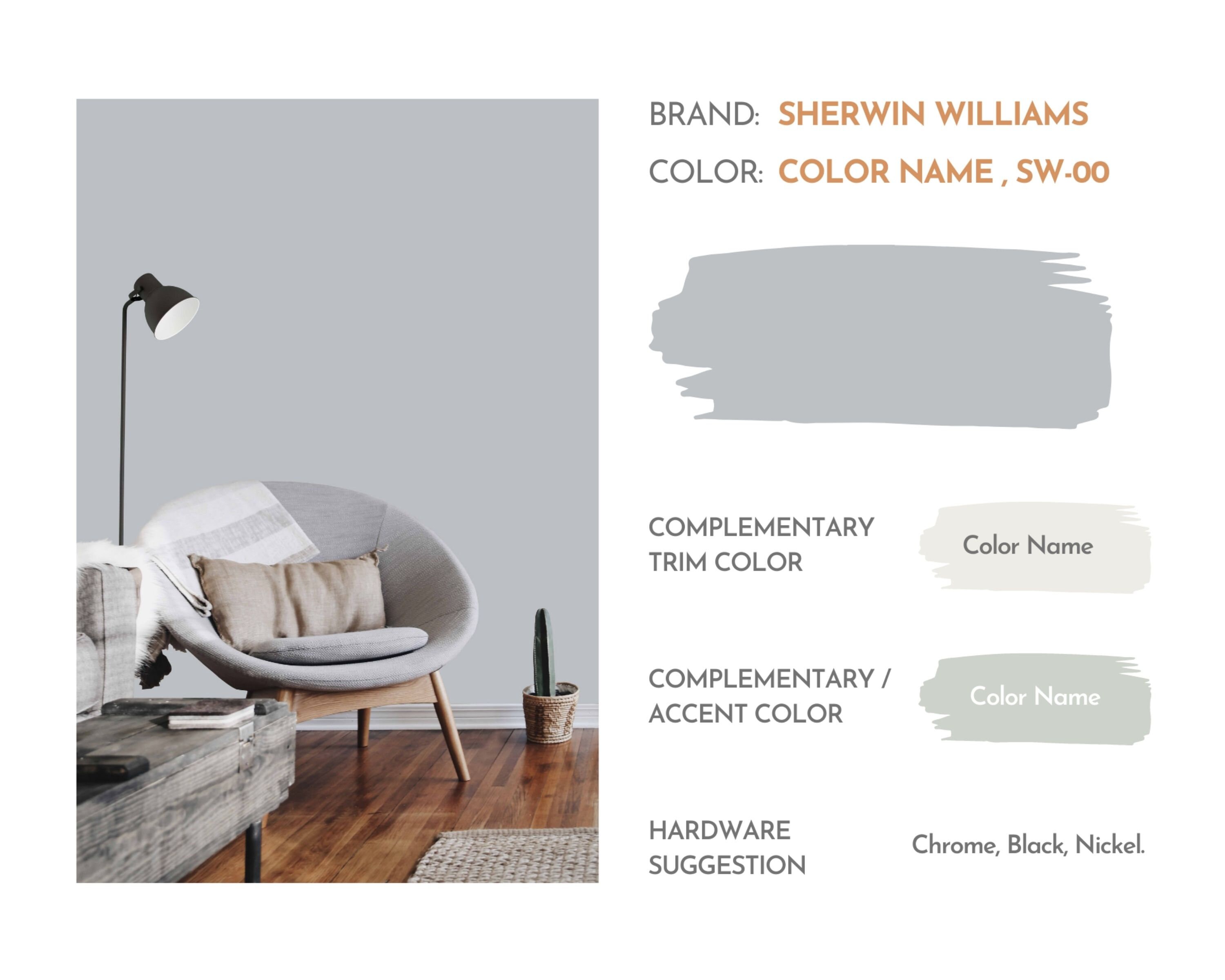 Real Estate Staging Color Palette, Sherwin Williams, Interior Paint ...
