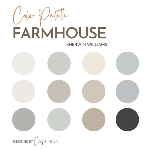 Farmhouse Paint Color Palette Sherwin Williams Interior - Modern Farmhouse Paint Colors Farmhouse Paint Color Palette Sherwin Williams Interior - Modern Farmhouse Paint Colors