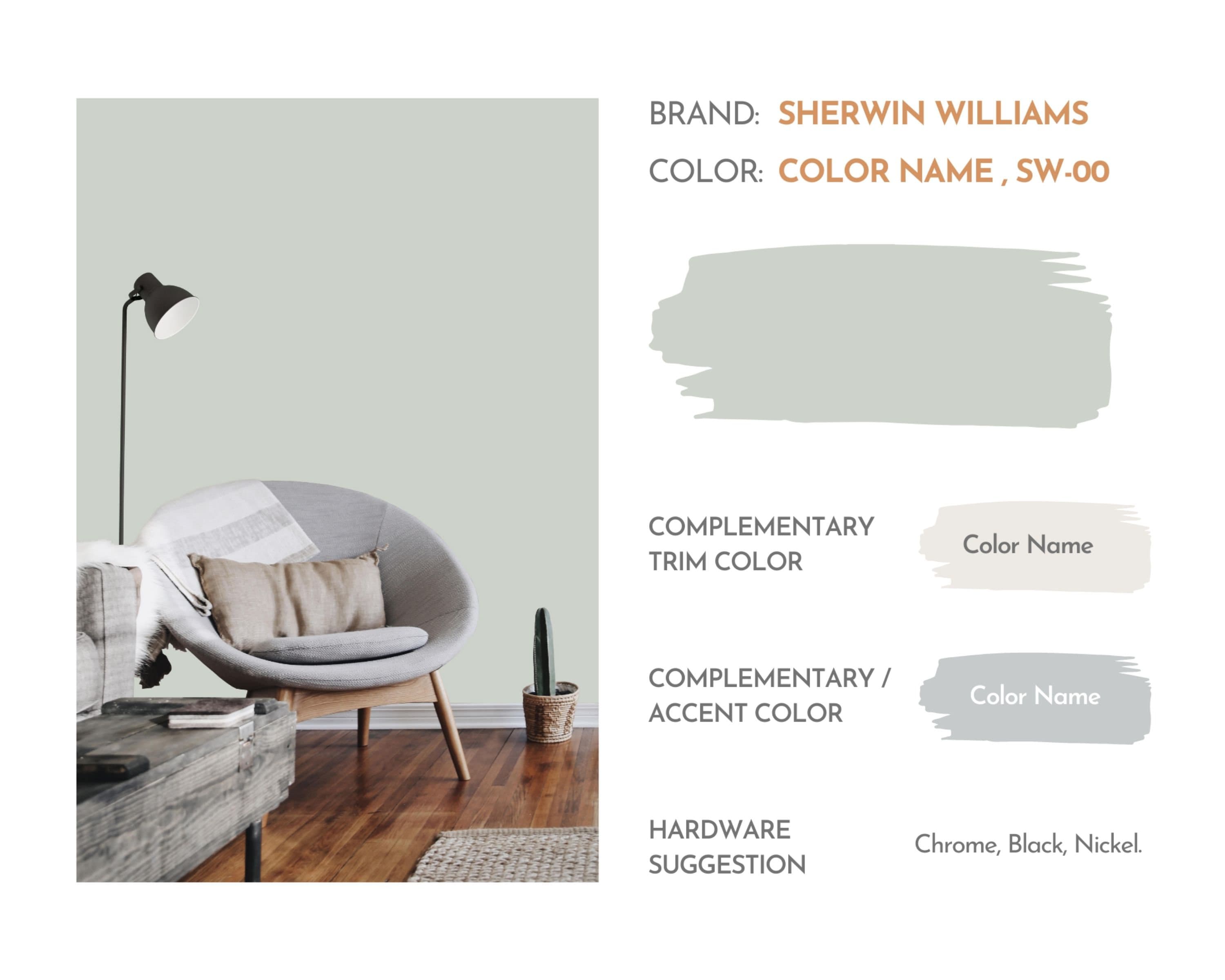 Beach House Paint Color Palette, Sherwin Williams, Interior Paint ...