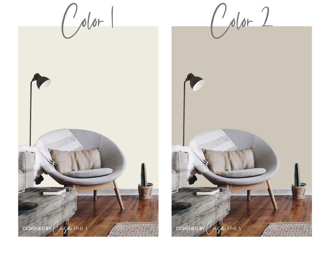 Swiss Coffee Paint Color Palette Benjamin Moore Interior - Etsy