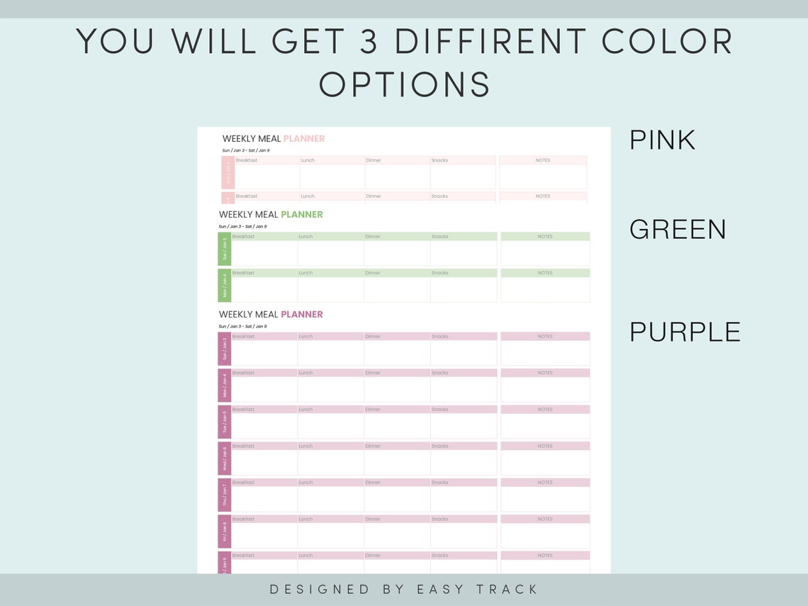 google sheets meal planner google sheets meal planner