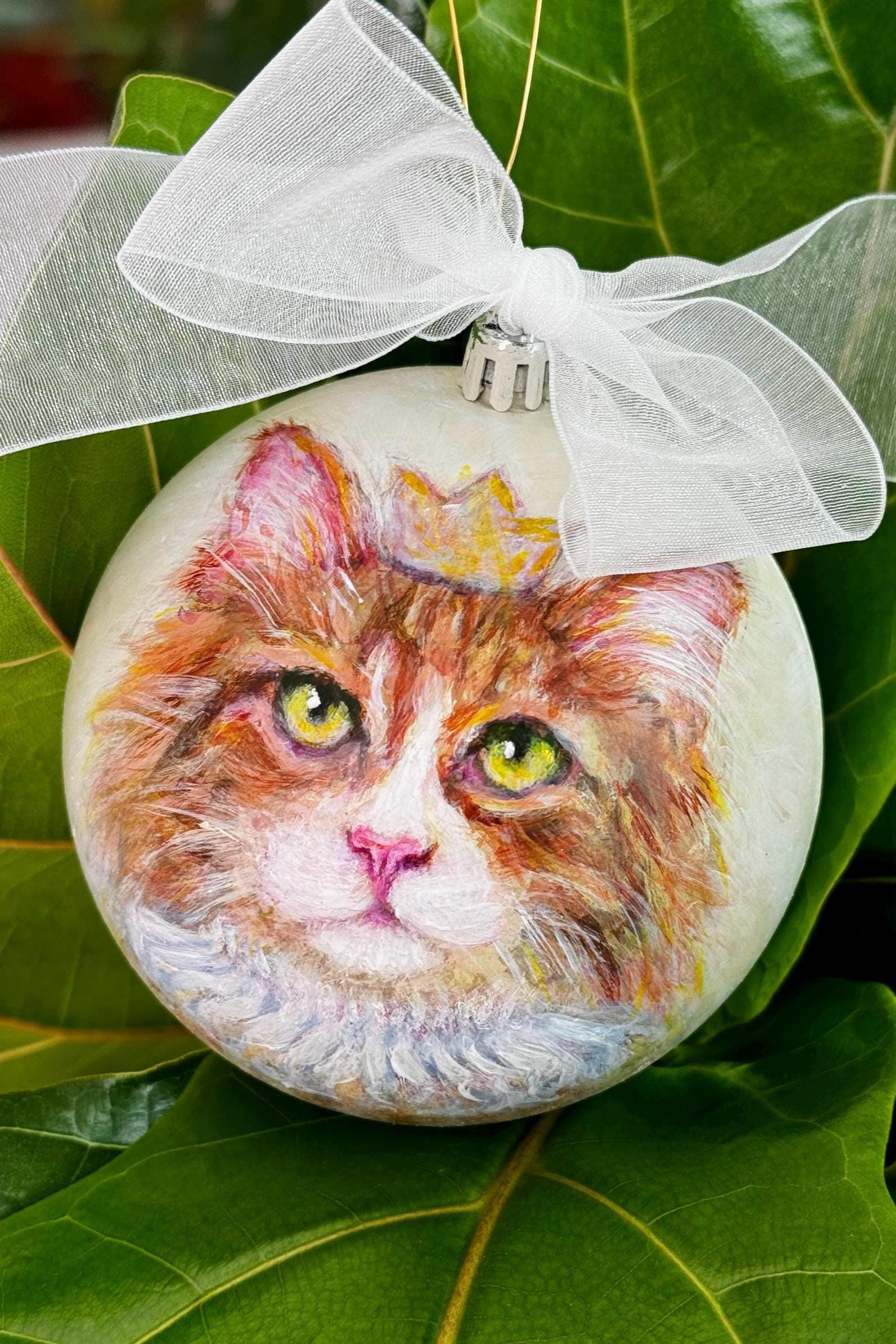 Pet Portait Ornament - Etsy