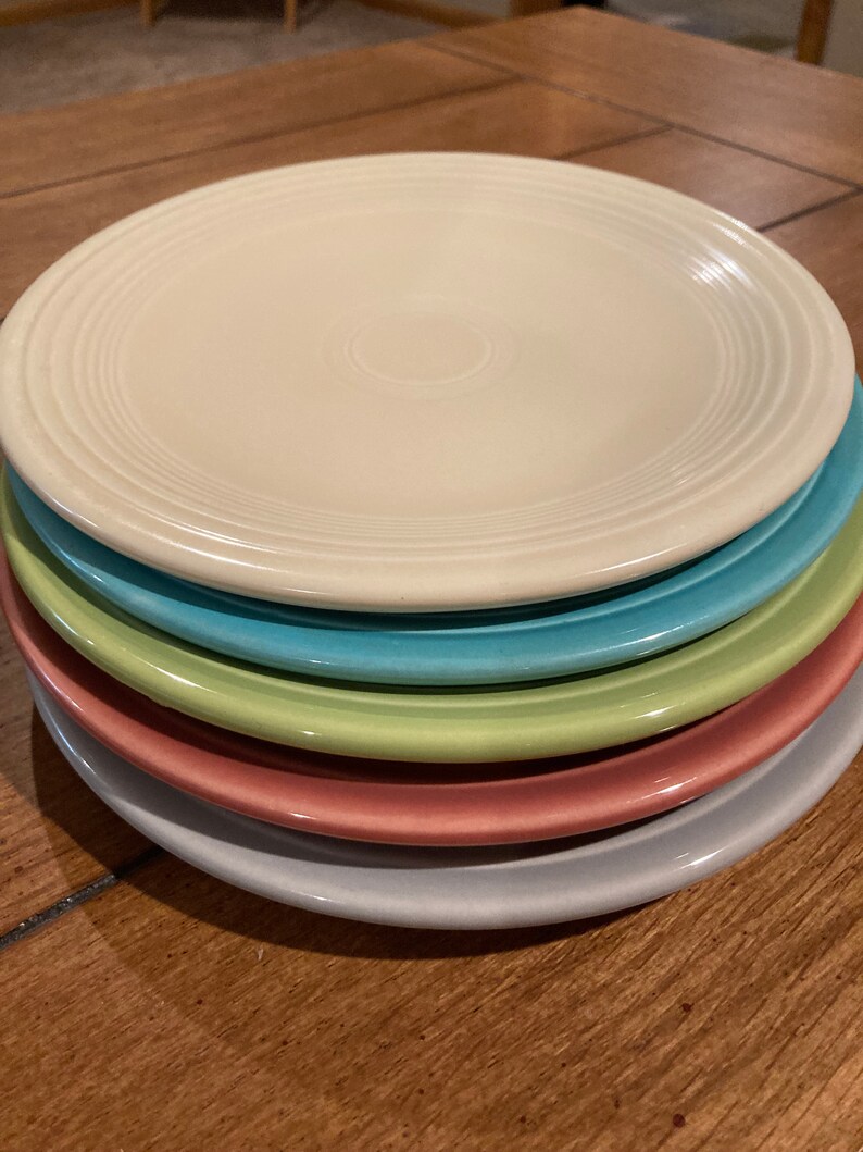 Fiestaware Salad Plates Vintage sold Individually Etsy