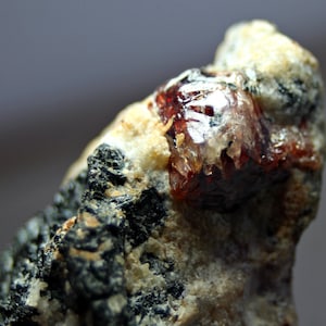 205.0 CT Delightful Red Zircon Crystal Specimen, Badakhshan Afghanistan - Directly Sourced Red Zircon Crystal Specimen