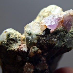 Unidentified Mix Crystals Bunch Specimen For Collectors Unique 120.0 Ct Amethyst Quartz Mix from Afghanistan Best Decor For Room image 9