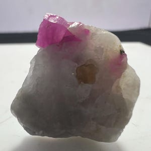 8 Gram Natural Pink Red Ruby Crystal Rough Specimen From Afghanistan, Fully Terminated Collector Mineral