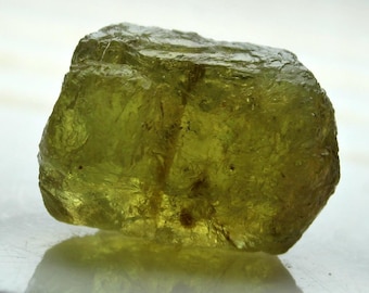 ヘリオドール原石結晶標本：ブラジル産ゴールデンベリル原石 7.2g