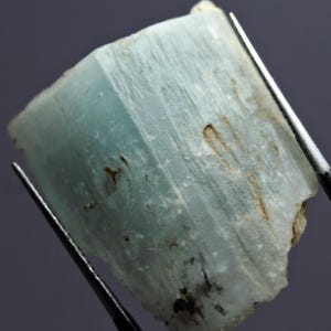Gorgeous 41.0 CT Top Quality Sea Blue Terminated Aquamarine Crystal With Pyrite Crystal From Shigar Pakistan