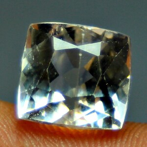 9.0 Ct Top Class And Rare Golden Color Kunzite Cushion Cut Gemstone - Unheated Untreated Natural Kunzite Cut Gemstone For Rings, Bracelet