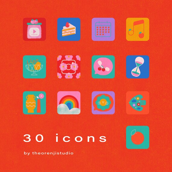 Lindo conjunto de iconos de aplicaciones y fondos de pantalla - Etsy España Lindo conjunto de iconos de aplicaciones y fondos de pantalla - Etsy España