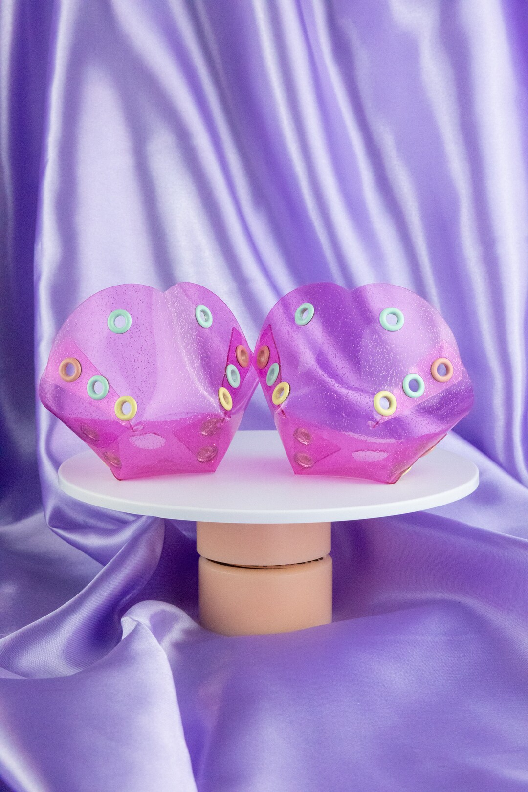 Wannabe Pink Jelly Glitter Roller Skate Toe Etsy