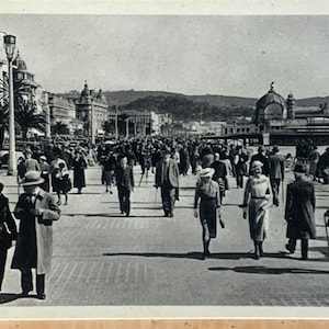 Unbeschriebene Cote D’Azur Postkarten in Schwarz-Weiß, Anfang 1900. Nizza, Monaco, Monte Carlo.