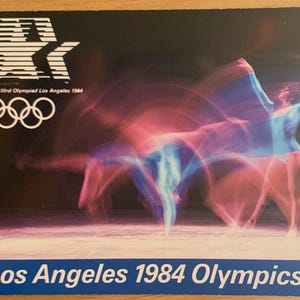 1980er/1990er Postkarten von den Olympischen Spielen