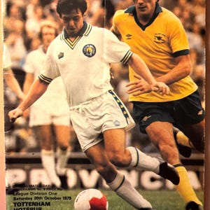 1970s Leeds Utd Home Football Programmes. Spurs, Villa, Ipswich, Liverpool, Norwich, Arsenal, Colchester, QPR, Everton, Newcastle, Bolton.